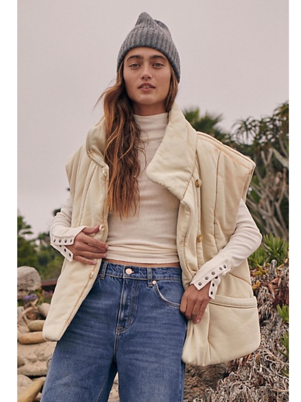Free People Roll With Us Puffer Vest